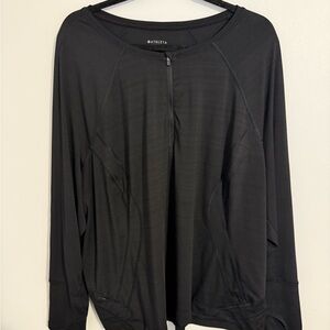 Athleta Charcoal Long Sleeve Shirt